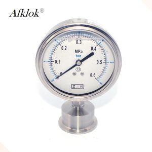 Манометр датчика давления газа нержавеющей стали диаметра 63мм