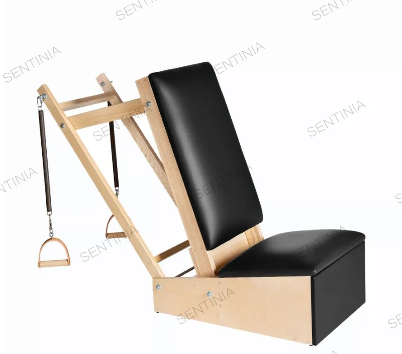 Rubber Wood Beginner Yoga Pilates Equipment Wunda Chair Detachable