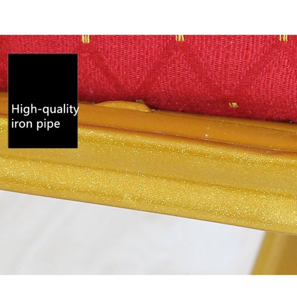 Metal Banquet Restaurant Chairs With Anti Skid Wear Resistant Food Pads