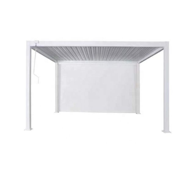 Aluminum Frame PERGOLA 3x4m Luxury Modern Outdoor Waterproof Roof Metal Garden Pergola