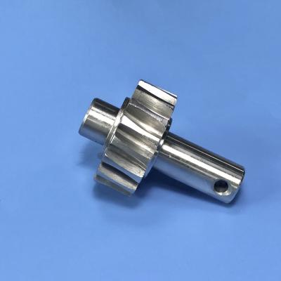 High Strength Steel Helical Gear Shaft With Hobbing Machining