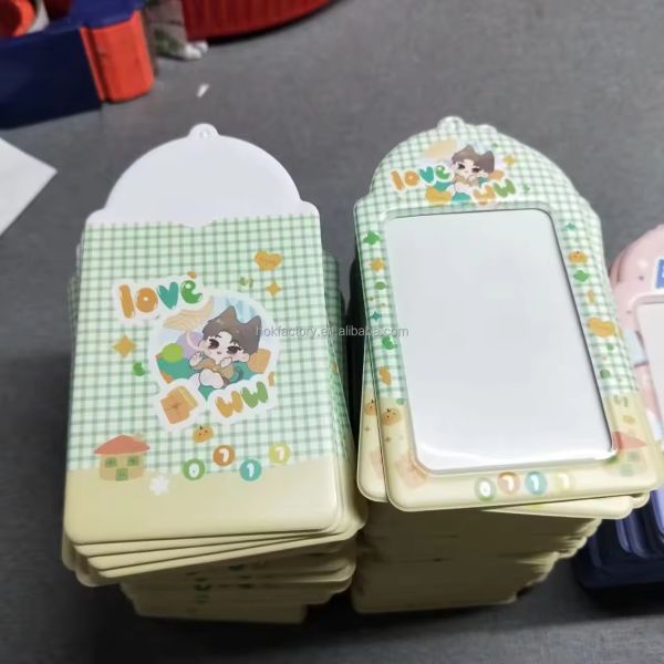 Custom Design Cute Korea Fashion Pc Holder Pvc Card Cover Photo Case OEM/ODM Accepted