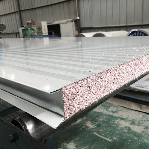Galvanized EPS 200mm Color Steel Sandwich Panel Propor Fire Retardant