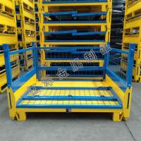 Solution de stockage efficace Cage à palettes pliable avec construction en acier