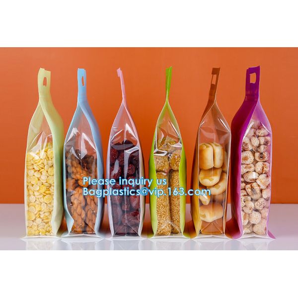 Stand Up Food Bags,Zip Lock Food Storage Bags for Packaging Products,Herbs,Snack,Tea,Spices,Pet Food and Soaps