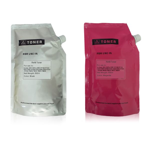 Poudre de remplissage de tonique pour Konica Minolta TN-611 Bizhub C451 C550 C650 Noir Cyan Megenta Jaune Toner japonais