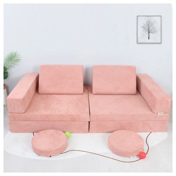 Modern Playroom Kids Foam Home Decoration Baby Kids Sofa Bed for Kids' Play Furniture