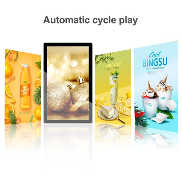 Non Touch 23.6 Inch HD 1080P Wall Mounted Digital Signage All In One