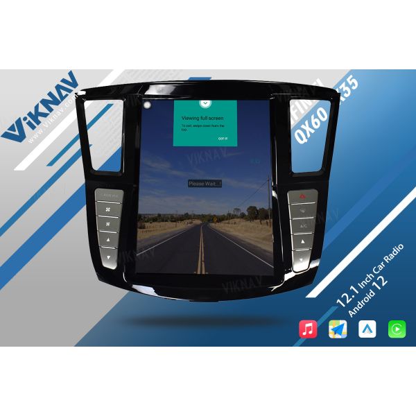 Viknav 12.1 дюймовый автомобильный мультимедийный стереорадио для Infiniti QX60 JX35 2012-19 Android DVD-плеер GPS навигационный головной блок