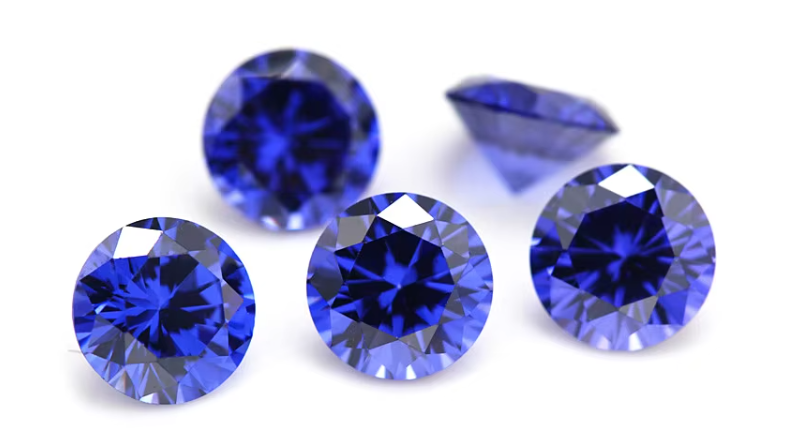 5А Качество свободные драгоценные камни Цвета Циркон Алмазы Круглый рез 1.75 мм 2.25 мм Синтетический 5ct Для Мойсанитового кольца