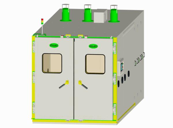 Simulação climática de Walk In Chamber do controlador do LCD com porta deslizante