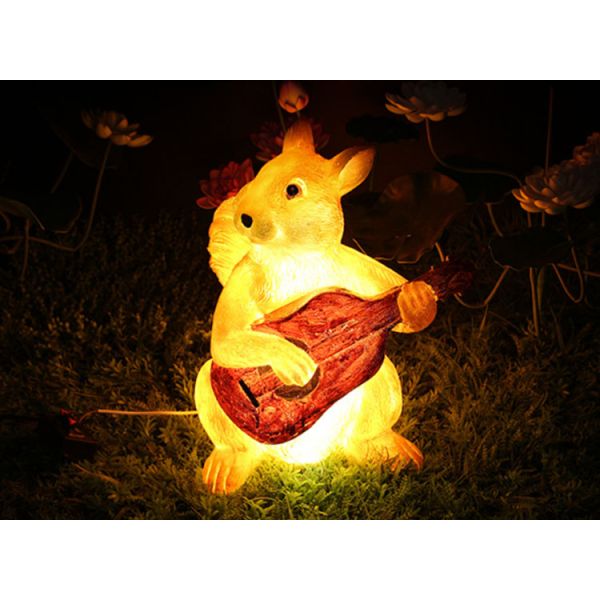LED squirrel modeling lights resin waterproof landscape animal outdoor park lamp