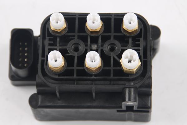 Black W164 W166 Mercedes Air Suspension Valve Block For Car Compressor Pump