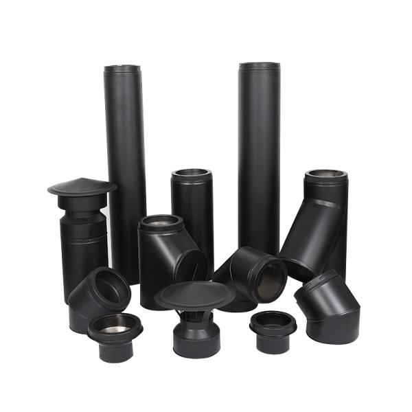 Dobro direto asbesto isolado 125mm 150mm 175mm 200mm da tubulação da chaminé não