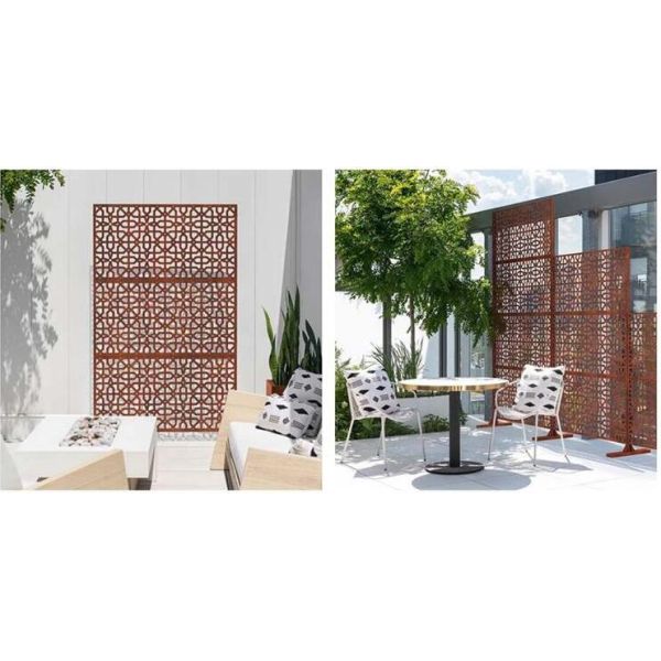 Подгонянный лазер сада отрезал экран Corten доски загородки металла стальной декоративный