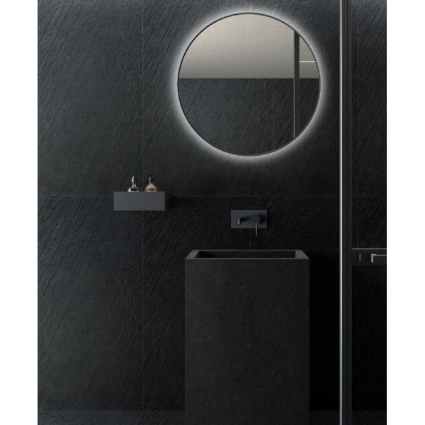 Modern Design Style 80x80 Black and White Granite Floor Tiles Ceramic Material