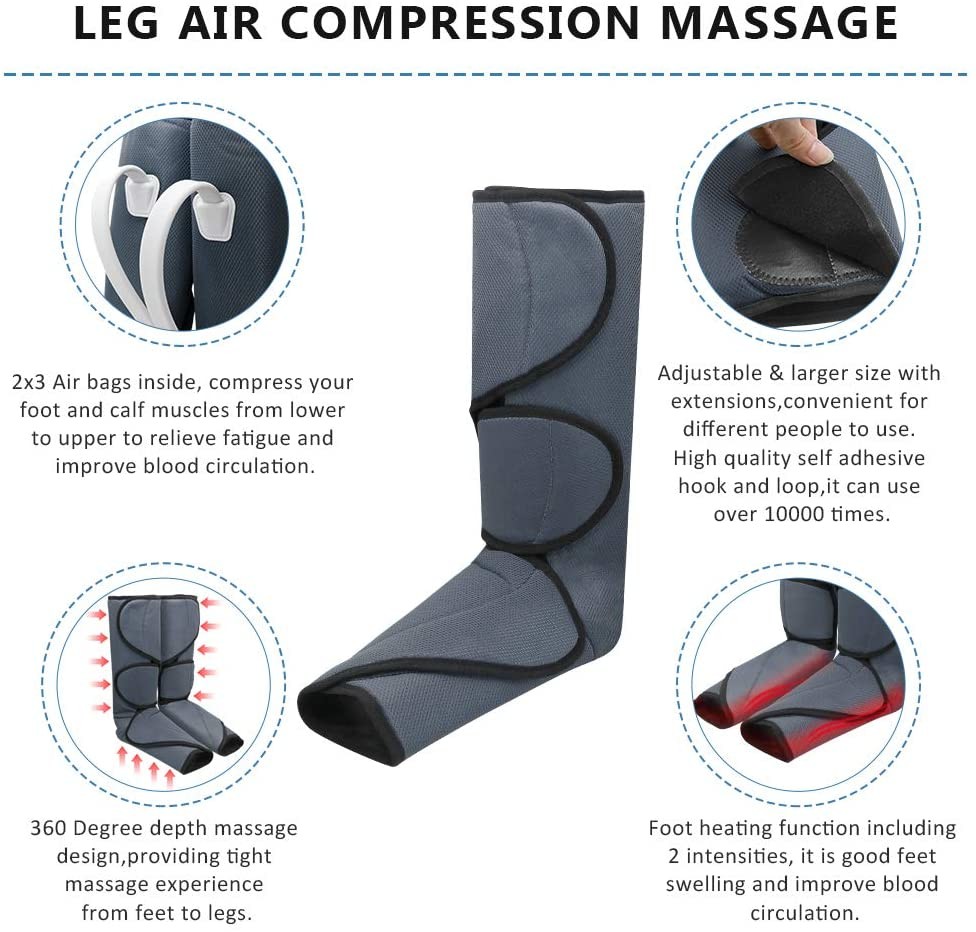 Регулируемое топление ноги Massager 240V ноги сжатия воздуха обручей