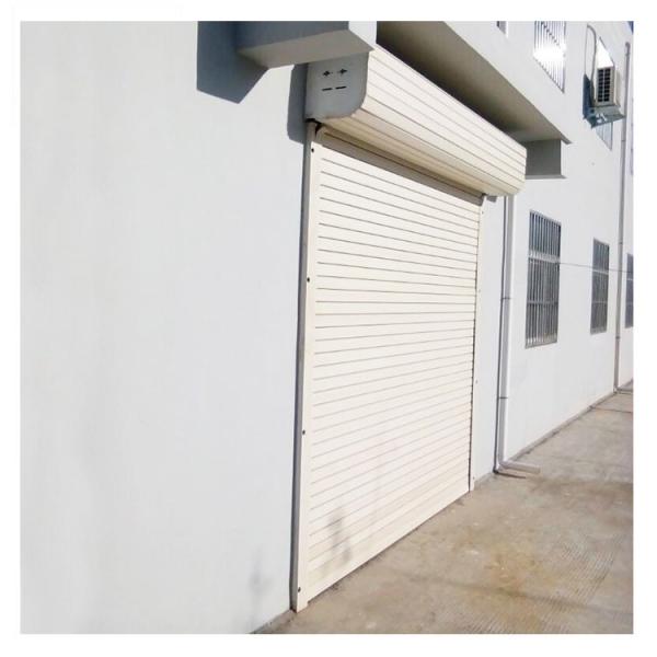 Industrial Motorized Aluminium Roller Shutter Doors 12m/Min Speed 32mm 42mm Slat