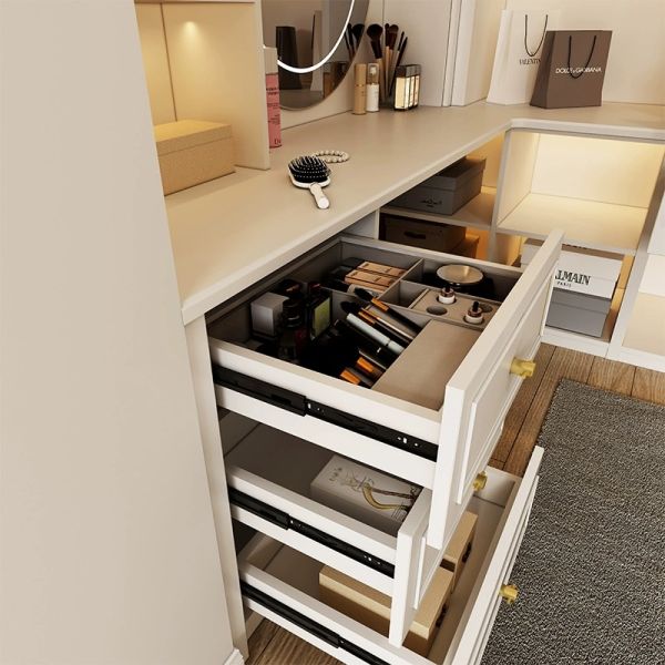 Доска с частицами ходьба в платье Хранилище гардеробная мебель анти царапины