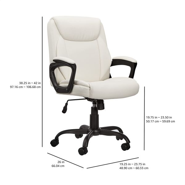 Easy To Assemble Rotary Soft Leather Office Chair Commercial