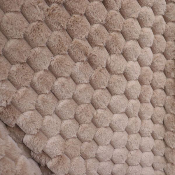 Coral Fleece Luxury Faux Fur Throws Large Faux Fur Blanket Double Sided For Winter