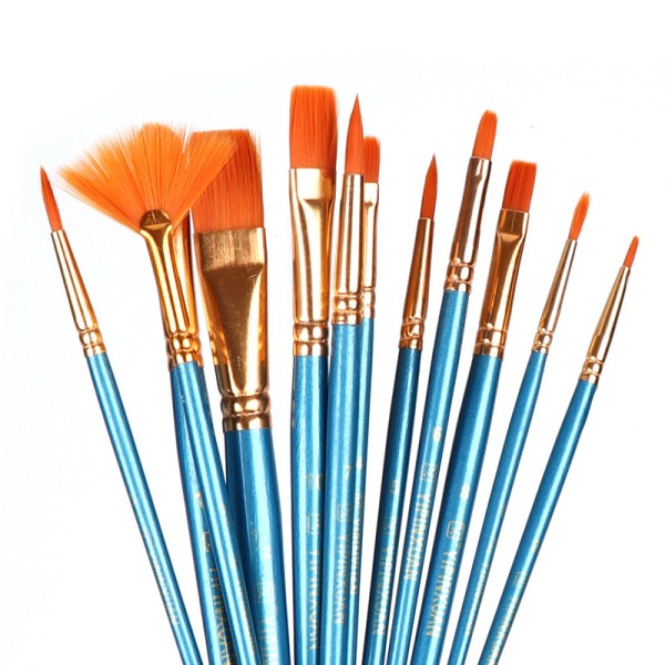 Oil Painting Three Specifications Custom  Watercolor Custom Brushes Professional Art Supplies Paint Brush Set