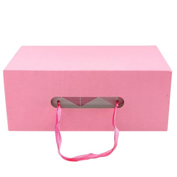 Customized Women High Heels Shipping Boxes For Leather Dress Shoes Printed Children Sneakers Sandals Packaging With Ribbon
