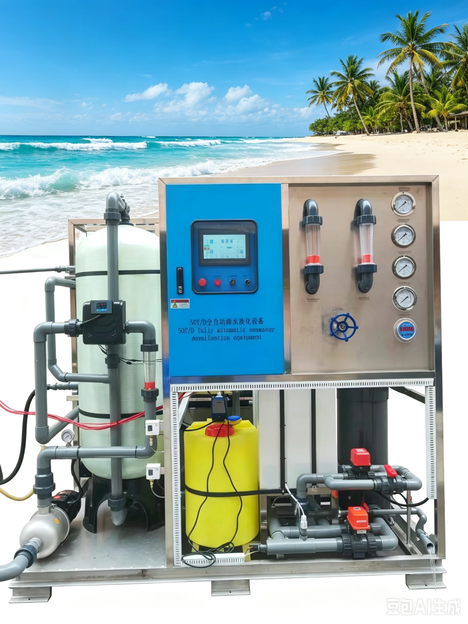 50 T/D Fully Automatic Seawater Desalination System