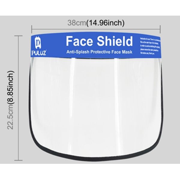 Medical Disposable Face Shield Clear Face Shield With CE FDA 38X22.5cm