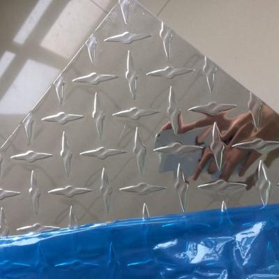 8mm 6mm 4mm 3mm Aluminum Checkered Plate 5052 6061 6062 5 Bar Tread Plate