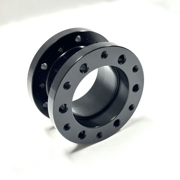 6061 Aluminum Alloy Racing Steering Wheel Extension Hub Spacers Black 6 Bolt OEM