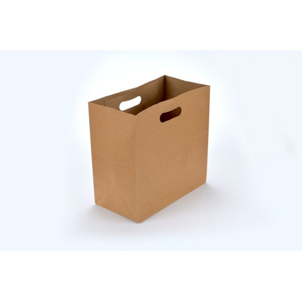 Brown kraft paper bag carry gift bags