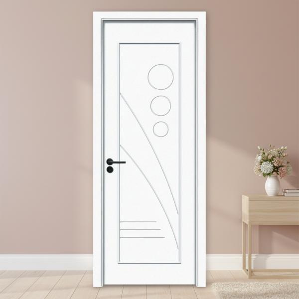 Painting WPC Door formaldehyde free composite hollow door offering superior strength stability and resistance to humidity for long term