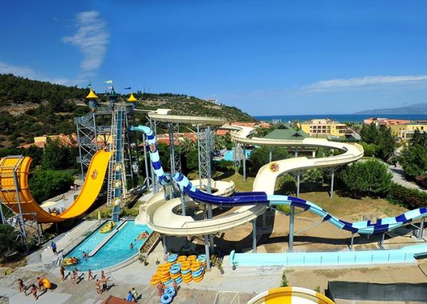 Outdoor Adult Water Slide , Tornado Water Slide Fiberglass Steel Pipe
