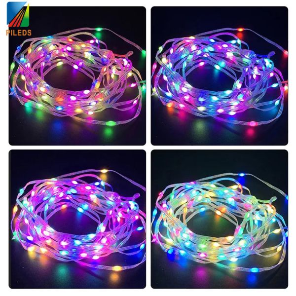 Водонепроницаемое RGB LED Рождественское свечение USB Wifi Smart APP