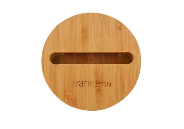 Universal Wooden Wireless Speaker / Audio Sound Amplifier for 11mm Thickness Cell Phone