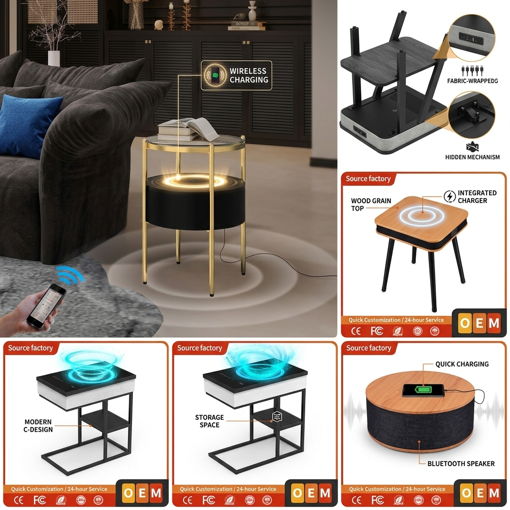 Smart Home Furniture C11 30W RMS Living Room Wireless Charging Modern Living Room