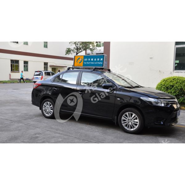 Реклама на крыше такси 4G P5 Двусторонний светодиодный дисплей на улице