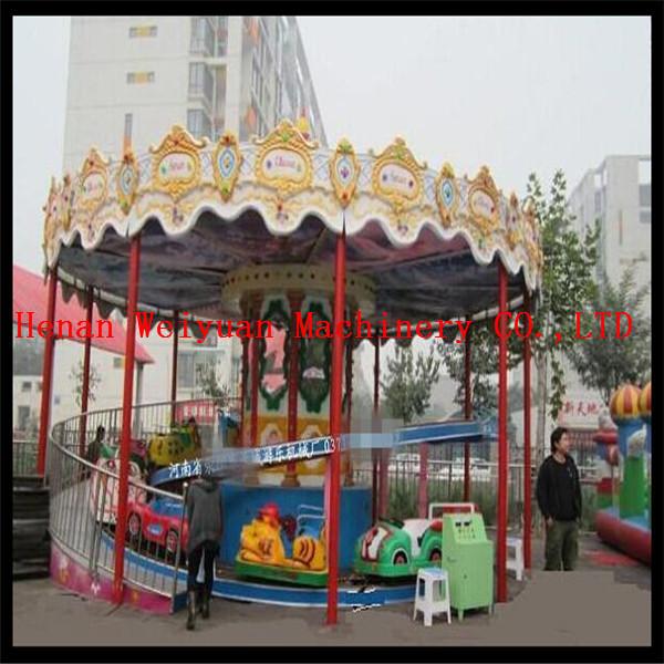 new fashion 10 cars  carousel model family kids rides mini roller coaster for sale