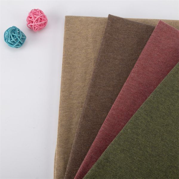 Модная и экологически чистая полосатая вязаная ткань для повседневного ношения