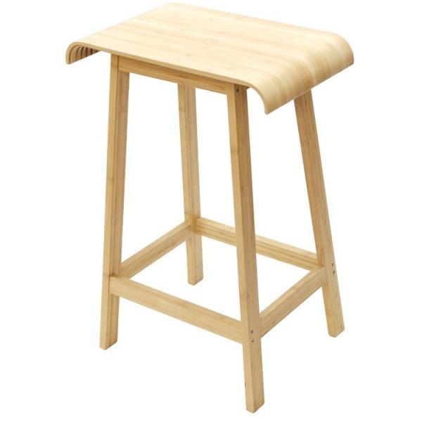 Sento curvo de bambu criativo com design ecológico e certificado CE