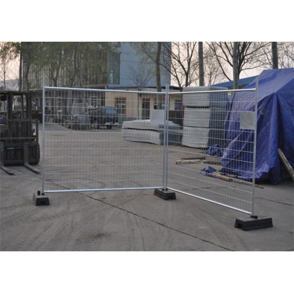 Construction Removable Temporary Fencing , Temporary Chain Link Fence Panels