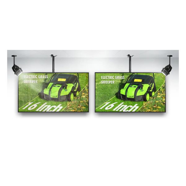 Narrow Bezel Cafe Restaurant Digital Menu Board Wall Mounted Hanging