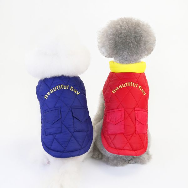 Cool Pet Apparels Polyester Sport Winter Dog Vest ODM For Cold Weather