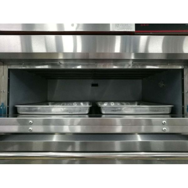 1 дверь печи печей выпечки длинноволновой части инфракрасной области палубы электрической закаленная нержавеющей сталью стеклянная с внутренними освещениями