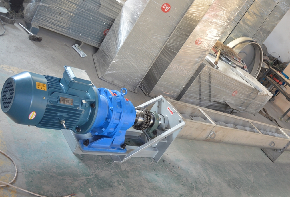 Carbon Steel U Type Horizontal Screw Conveyor for Powder and Granular Materials