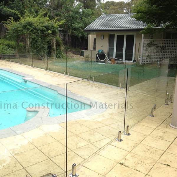 Mirror / Satin Finish Swimming Pool Glass Fence Stainless Steel Spigot Railing