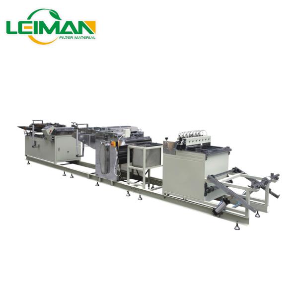 white PLGT-1000N Full-auto Turntable Hot Melt Clipping Machine truck filter making machine Used to make filter