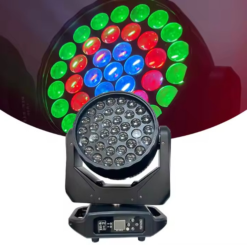 Outdoor DMX512 37*15W RGBW LED Moving Head Stage Light With Advanced Cooling System