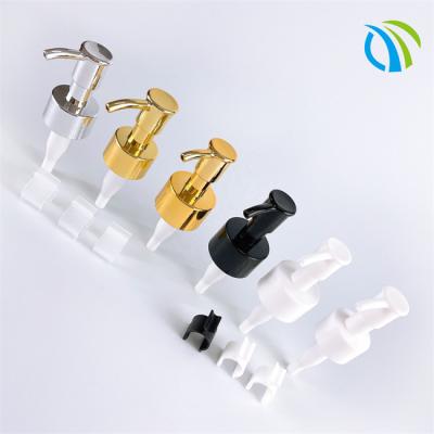 Gold Dispenser 24mm 24/410 Cosmetic Bottle Pump UV Coating  4cc